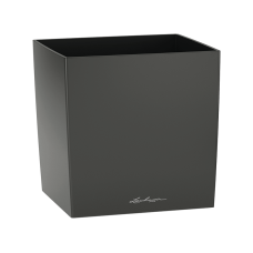 Кашпо Lechuza Cube Premium 30 Антрацитовый металлик