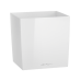 Кашпо Lechuza Cube Premium 50 Белый блестящий