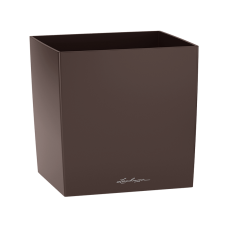 Кашпо Lechuza Cube Premium 40 Коричневый металлик