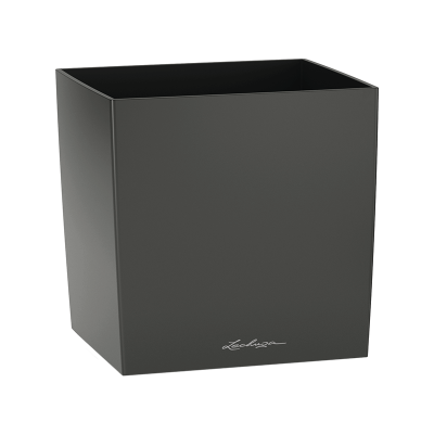 Кашпо Lechuza Cube Premium 40 Антрацитовый металлик