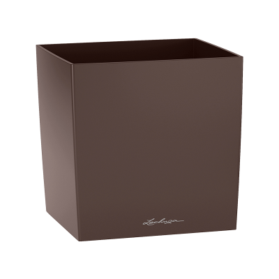 Кашпо Lechuza Cube Premium 50 Коричневый металлик