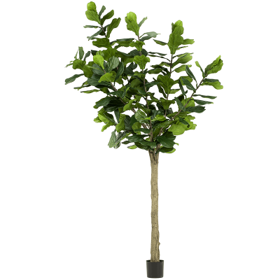 Фикус Лирата в кашпо / Ficus lyrata растение искусственное