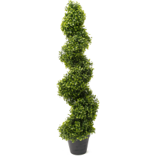Самшит спираль в кашпо / Boxwood spiral растение искусственное