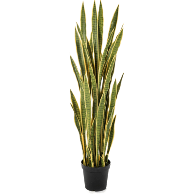 Сансевиерия в кашпо / Sansevieria var. растение искусственное