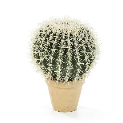 Кактус Золотая Бочка / Golden barrel cactus растение искусственное