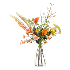 Букет из искусственных цветов / Bouquet XL happy orange растение искусственное