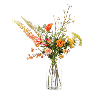 Букет из искусственных цветов / Bouquet XL happy orange растение искусственное