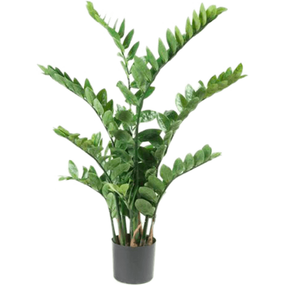 Замиокулкас в кашпо / Zamioculcas растение искусственное