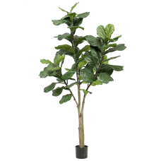 Фикус Лирата в кашпо / Ficus lyrata растение искусственное