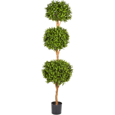 Самшит шар дерево / Boxwood triple ball растение искусственное