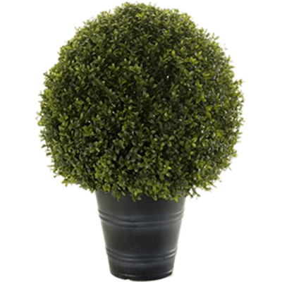 Самшит шар в кашпо / Boxwood растение искусственное