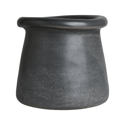 Кашпо керамическое Erva Large Orchidpot Black