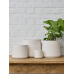 Кашпо керамическое Knob Large Orchidpot White