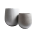 Кашпо керамическое Casual Pot Light Grey (set of 2)