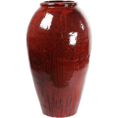 Кашпо керамическое Mystic Balloon Vase Red Black