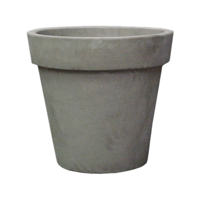 Кашпо керамическое Terra Cotta Flowerpot grey (handmade)