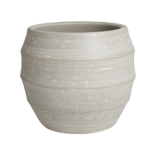 Bamboo Orchidpot Light Grey