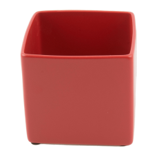 Basic Square Matt Red