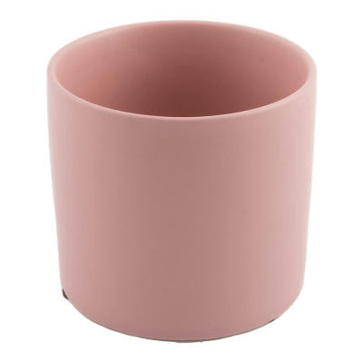 Кашпо керамическое Basic Cylinder Matt Pink