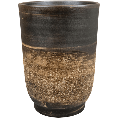Кашпо керамическое Aico Pot Tall Shiny Brown