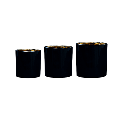 Кашпо керамическое Ymke Pot Nero (set of 3)