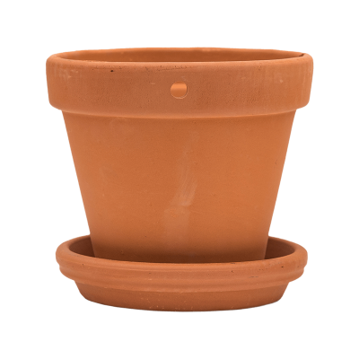 Кашпо керамическое Terra Cotta Wall Pot With Saucer