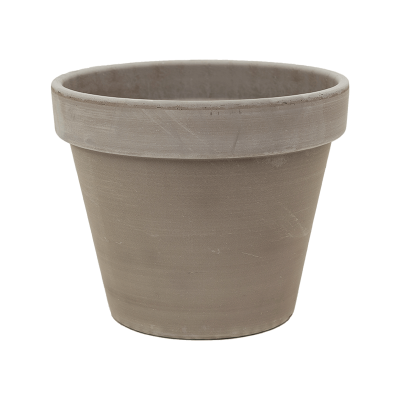 Кашпо керамическое Terra Cotta Flowerpot grey