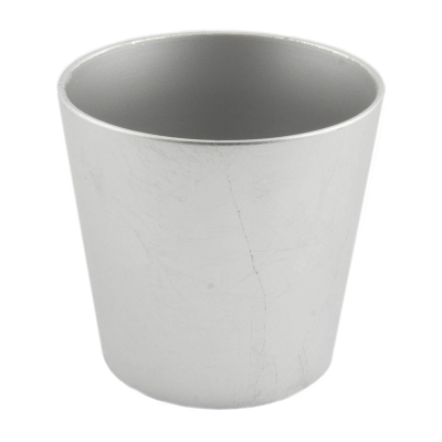 Кашпо керамическое Basic Round Minipot Silver