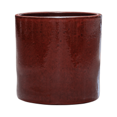 Cylinder Pot Deep Red