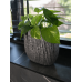 Кашпо керамическое Feico Planter Metal Black