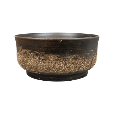 Кашпо керамическое Aico Bowl Shiny Brown