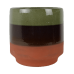 Кашпо керамическое Bebop Pot gl Olive