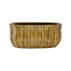 Indoor Pottery Boat Manon Ochre (per 3 pcs.)