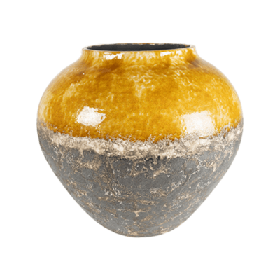 Кашпо керамическое Lindy Jar Ochre