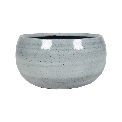 Кашпо керамическое Bowl cresta ice blue