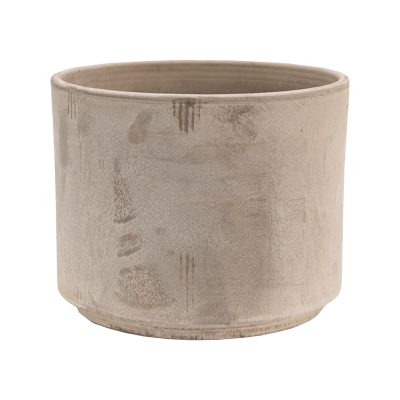 Кашпо керамическое Terra Cotta Flowerpot Grey