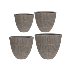 Enzo Pot Taupe (set of 4)