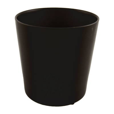 Кашпо керамическое Basic Round Minipot Black