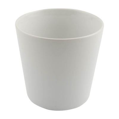 Кашпо керамическое Basic Round Minipot White