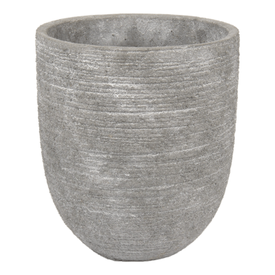 Кашпо керамическое Pot rough gray (per 4 pcs.)
