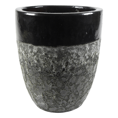 Кашпо керамическое Pride Vase Black