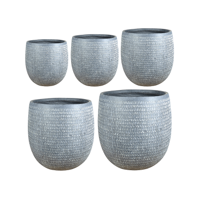 Кашпо Kinza Pot Anthracite (set of 5)