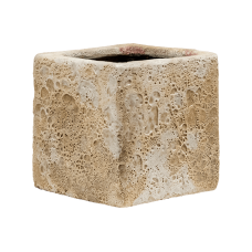 Baq Lava Cube relic beige (glazed inside)
