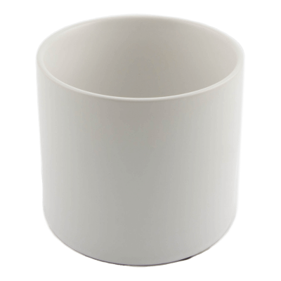 Кашпо керамическое Basic Cylinder Matt White