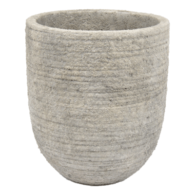 Кашпо керамическое Pot rough taupe (per 4 pcs.)