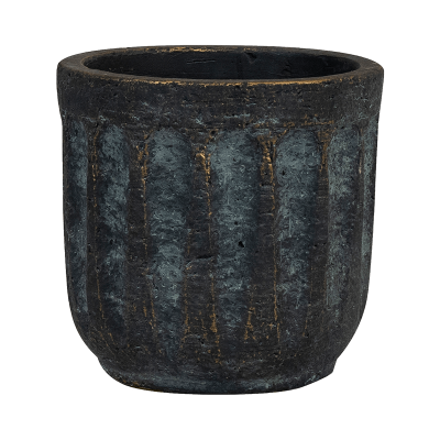 Кашпо керамическое Duncan Pot Blue Gold