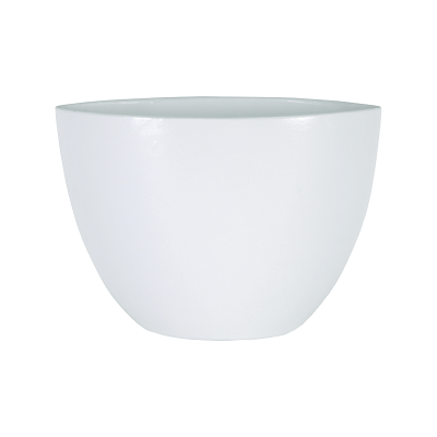 Кашпо керамическое Indoor Pottery Planter cresta pure white