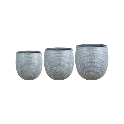 Кашпо Kinza Pot Anthracite (set of 3)