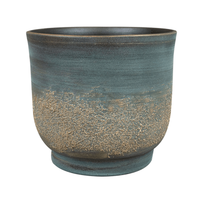 Кашпо керамическое Aico Pot Shiny Blue
