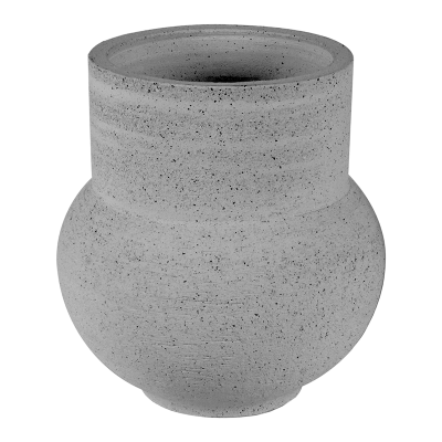 Кашпо керамическое Mush Pot Grey